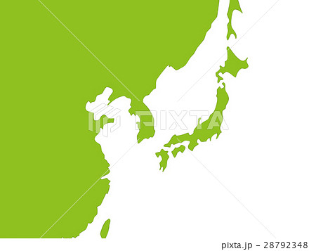 日本地図 東アジア 東南アジア アジア のイラスト素材