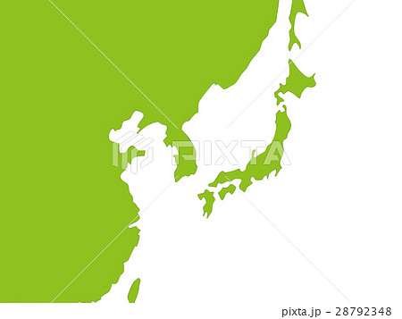 Map Of Japan East Asia Southeast Asia Stock Illustration