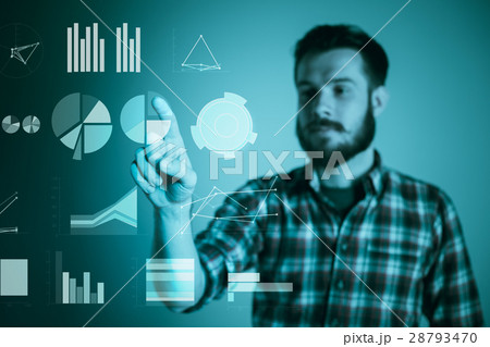 Abstract concept of business success, growth and 28793470