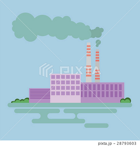 Industrial factory buildings icon Industrial factory buildings icon 28793603