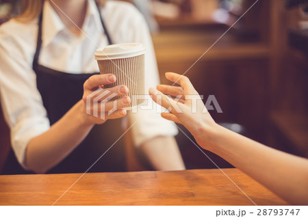 Concept for professional barista in coffee shop 28793747