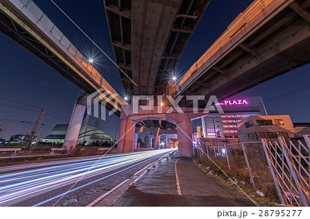 松原ジャンクション(高架下夜景) 松原ジャンクション(高架下夜景) 28795277