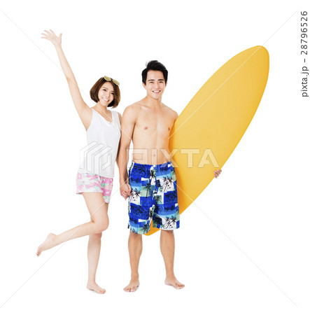 happy young couple having fun on summer vacation happy young couple having fun on summer vacation 28796526