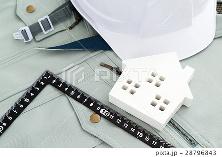 ビジネスイメージ 家とメジャー ビジネスイメージ 家とメジャー 28796843