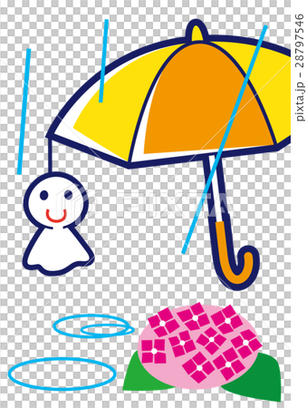 梅雨　てるてる坊主 28797546