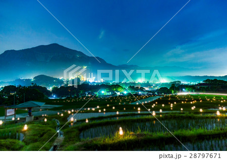 寺坂棚田ホタルかがり火まつり（埼玉県秩父郡横瀬町） 28797671