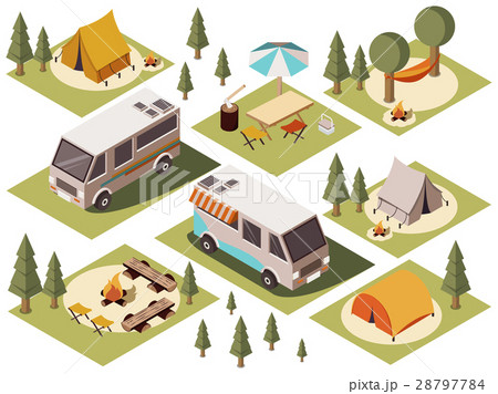 Camp Elements Isometric Set 28797784