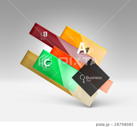 Vector 3d geometric abstract background template Vector 3d geometric abstract background template 28798085