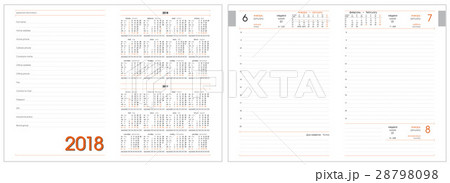 Diary planner for new year 28798098