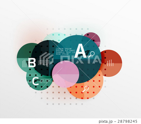 Circle geometric abstract background 28798245