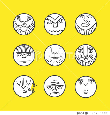 Emoticons collection 28798736