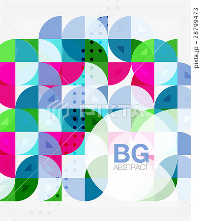 Minimalistic circle composition background 28799473