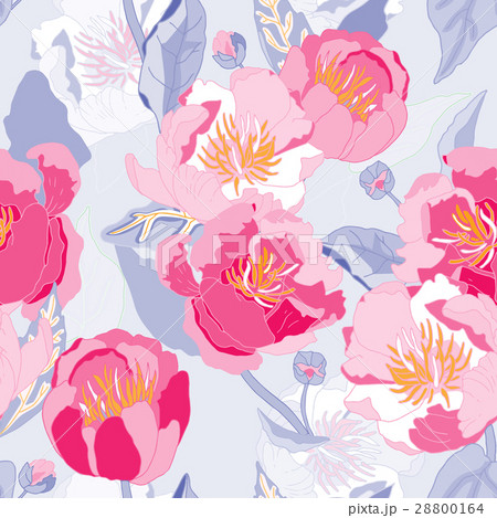 Seamless floral  background. Isolated flowers an 28800164