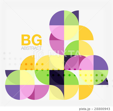 Vector circle abstract background 28800943