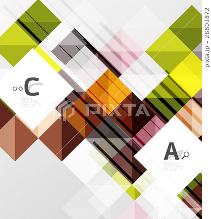 Modern geometrical abstract background, squares Modern geometrical abstract background, squares 28801872