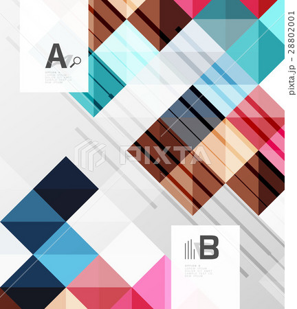Modern geometrical square banner, minimalistic Modern geometrical square banner, minimalistic 28802001