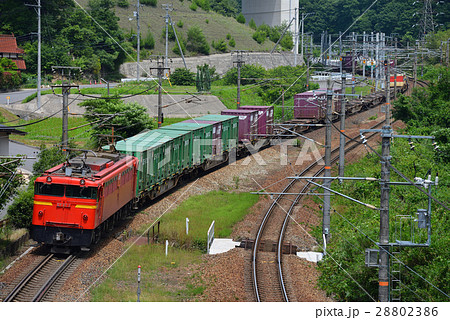 セノハチ越えに挑むEF671コンテナ貨物列車 28802386