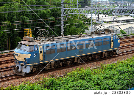現在は京都鉄道博物館に保存されているef6635電気機関車の写真素材 23