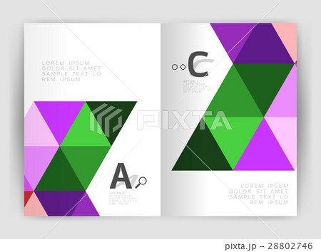 Modern business brochure or leaflet print cover 28802746