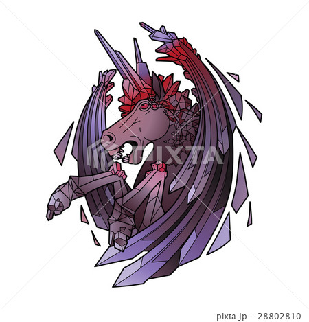 Graphic demonic unicorn Graphic demonic unicorn 28802810