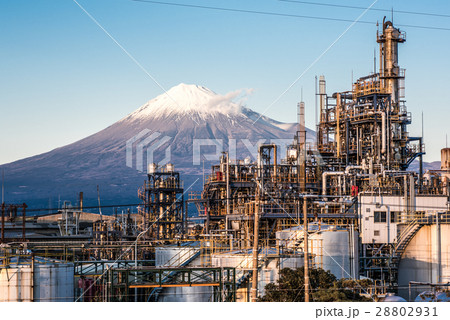 富士山と工場 28802931