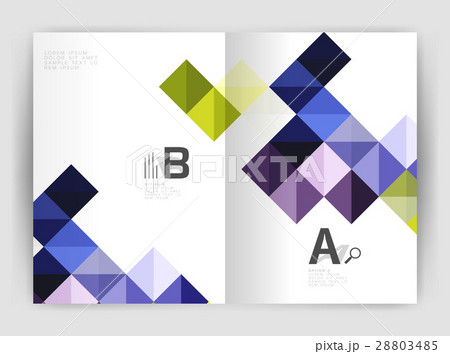 Modern minimalistic geometrical square business Modern minimalistic geometrical square business 28803485