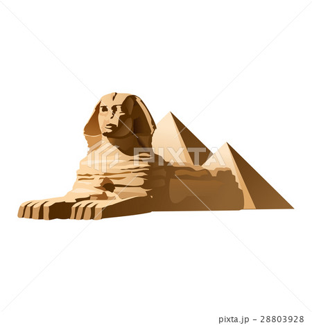Vector illustration Egyptian sphinx 28803928