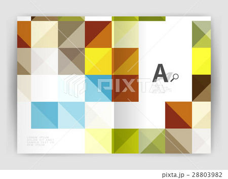 Vector square template background 28803982