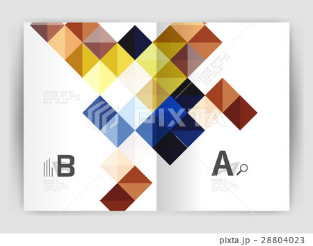 Vector square template background 28804023