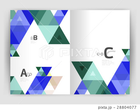 Vector modern geometric annual report cover Vector modern geometric annual report cover 28804077