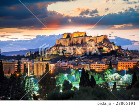 Parthenon temple on the Athenian Acropolis, Greece 28805191