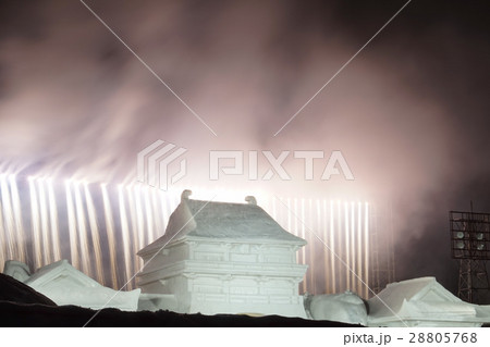 十日町雪まつり　雪上花火 28805768