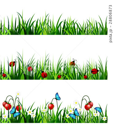 Green Grass seamless set 28806873