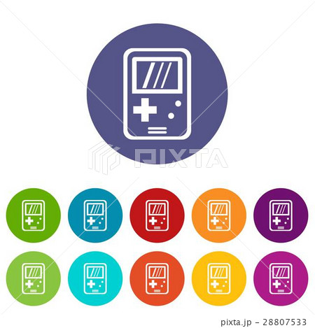 Tetris set icons 28807533