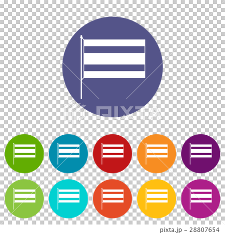 Flag set icons 28807654