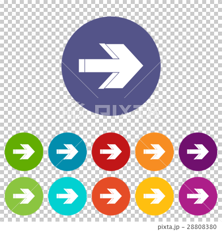 Arrow set icons 28808380