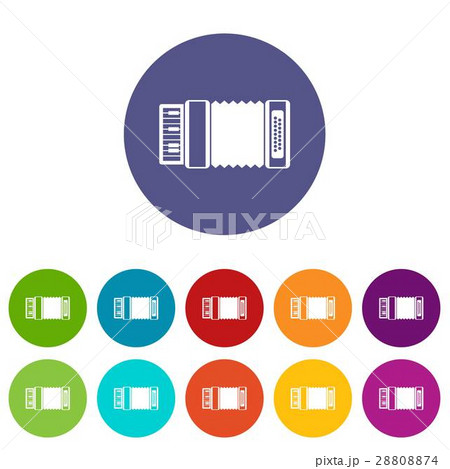 Accordion set icons 28808874