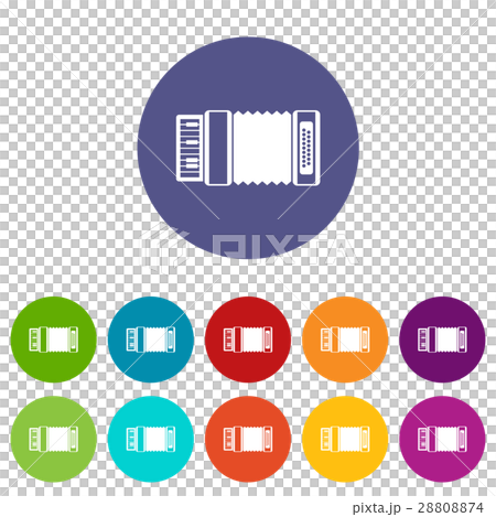 Accordion set icons 28808874
