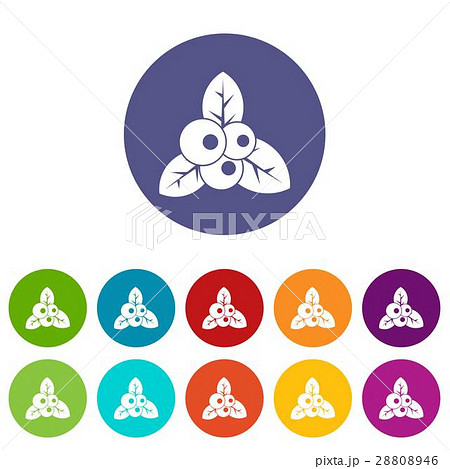 Cranberry set icons 28808946