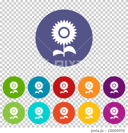 Flower set icons 28808950