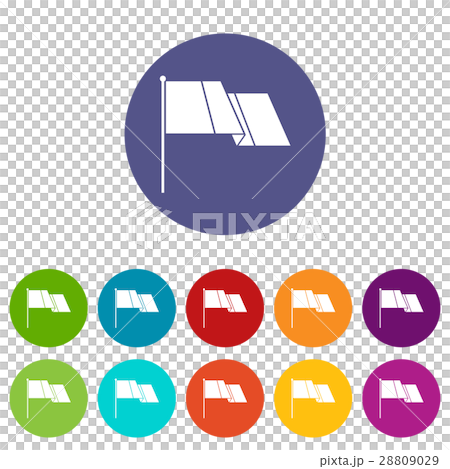 Flag set icons 28809029