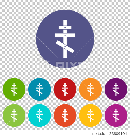 Orthodox cross set icons 28809104