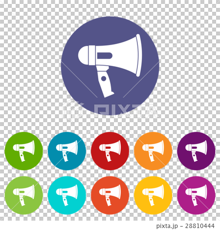 Mouthpiece set icons 28810444