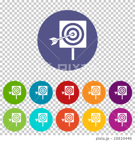 Darts set icons Darts set icons 28810446