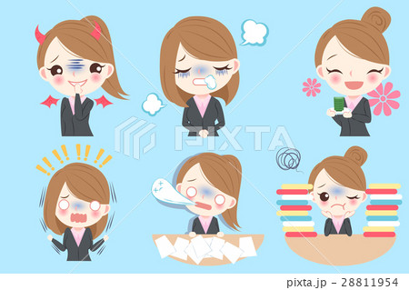 businesswoman do different emotion 28811954