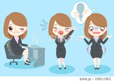 business woman feel pain business woman feel pain 28811962