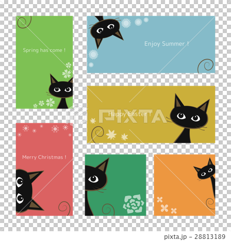 Feline card set 28813189