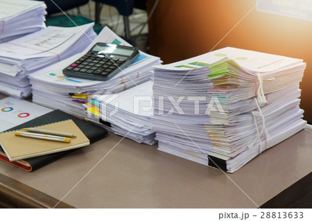Business Concept, Pile of unfinished documents Business Concept, Pile of unfinished documents 28813633