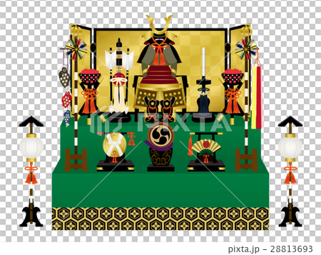 こどもの日の五月人形 28813693