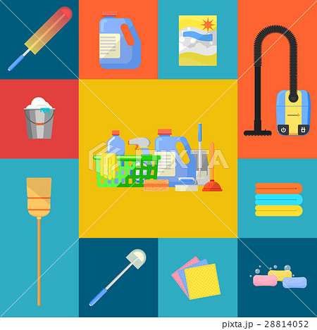 Cleaning icons set Cleaning icons set 28814052